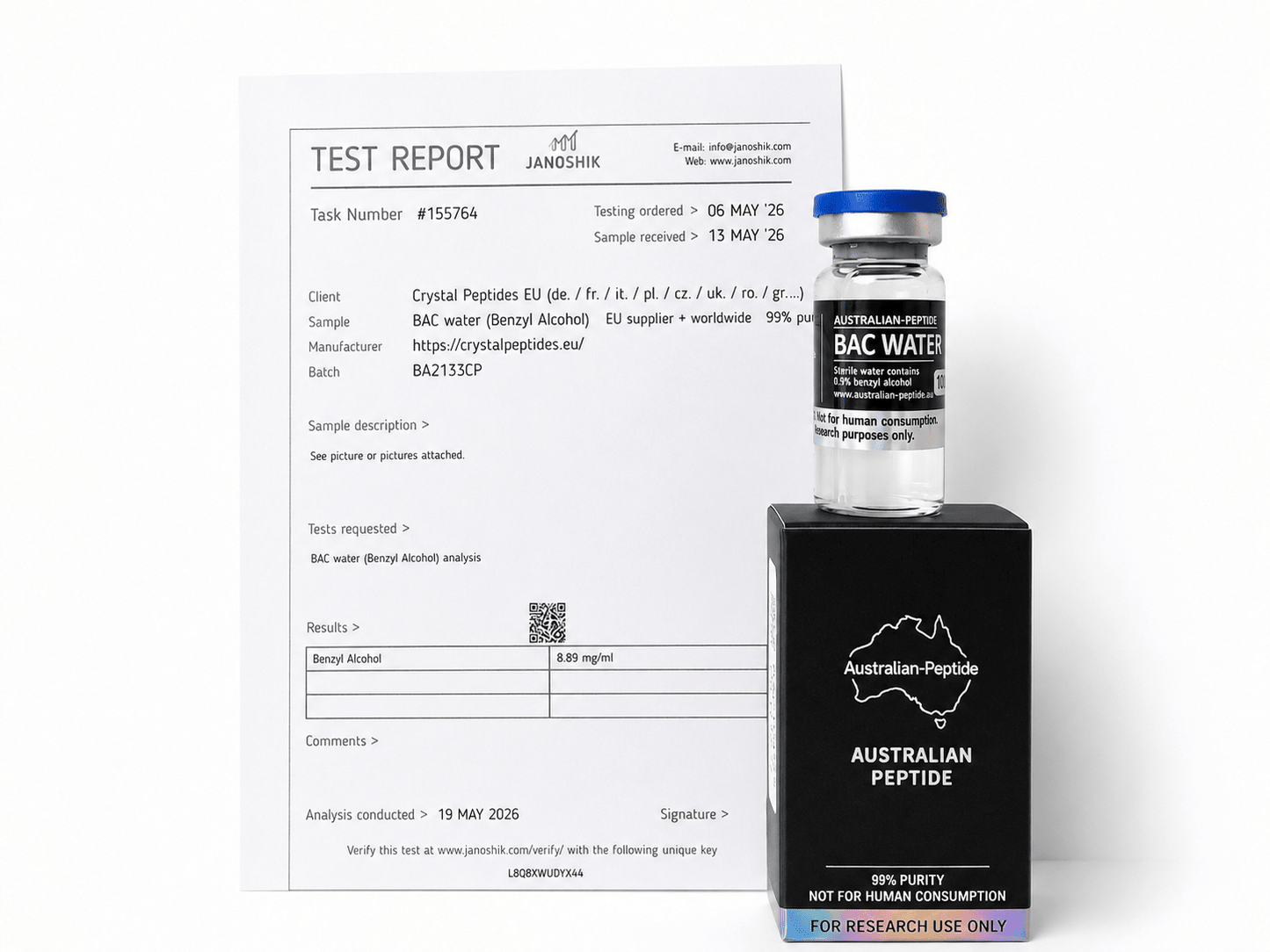 Bacteriostatic Water 10ml