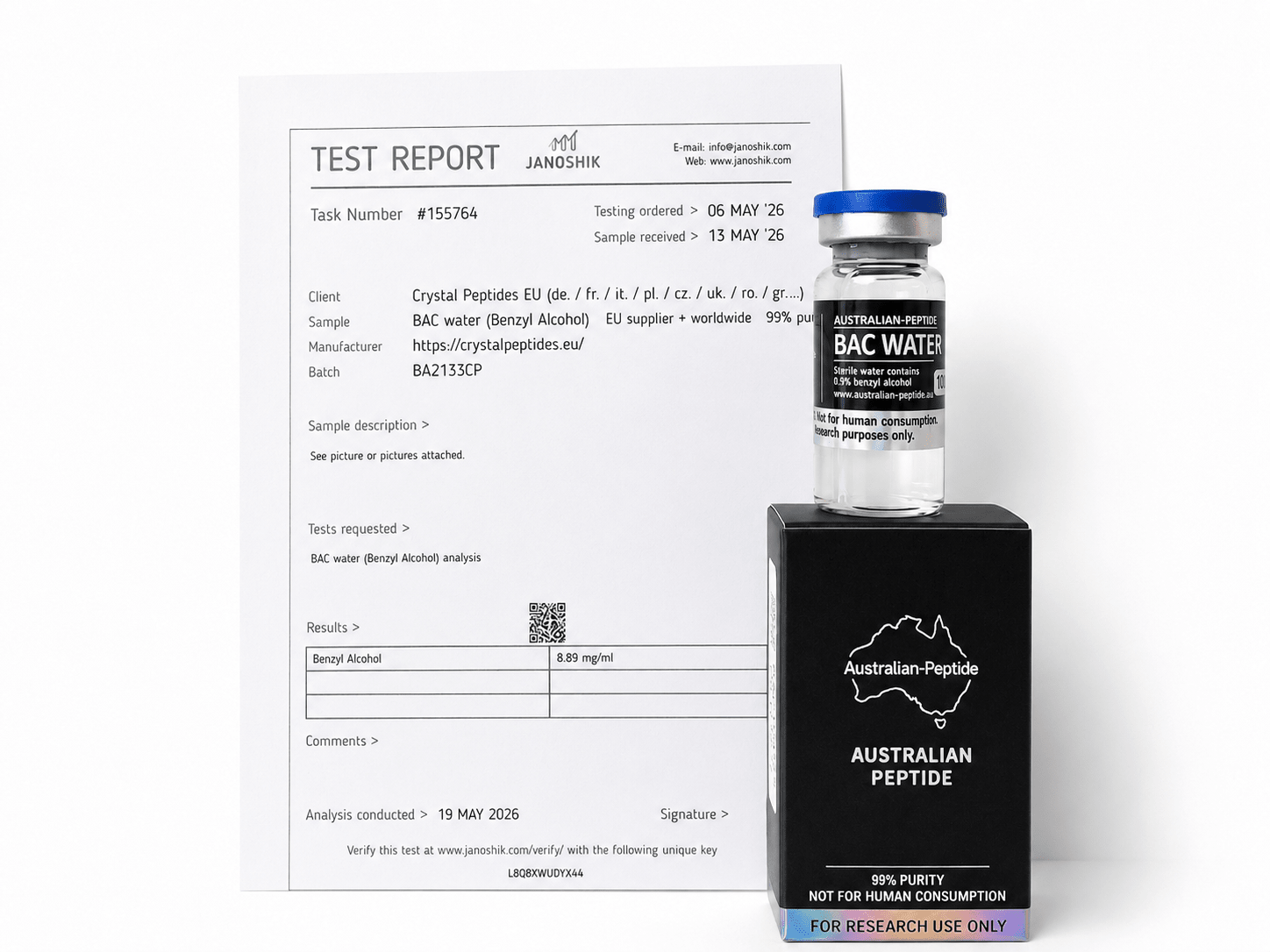 Bacteriostatic Water 10ml