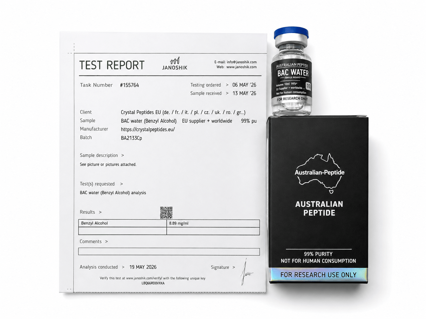 Bacteriostatic Water 3ml