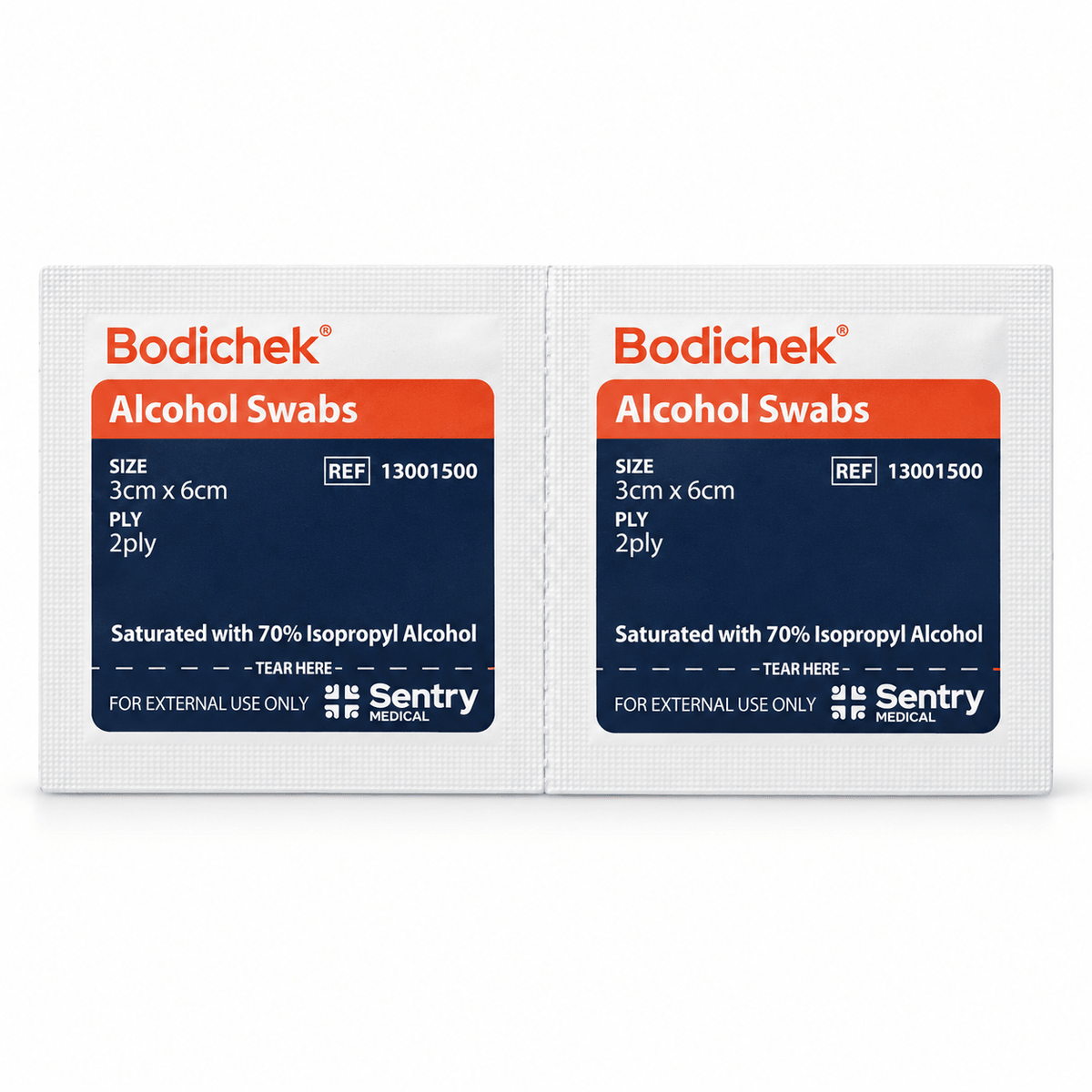 Bodichek Alcohol Swabs 200 Pack | 70% Isopropyl Alcohol - Australian Peptide