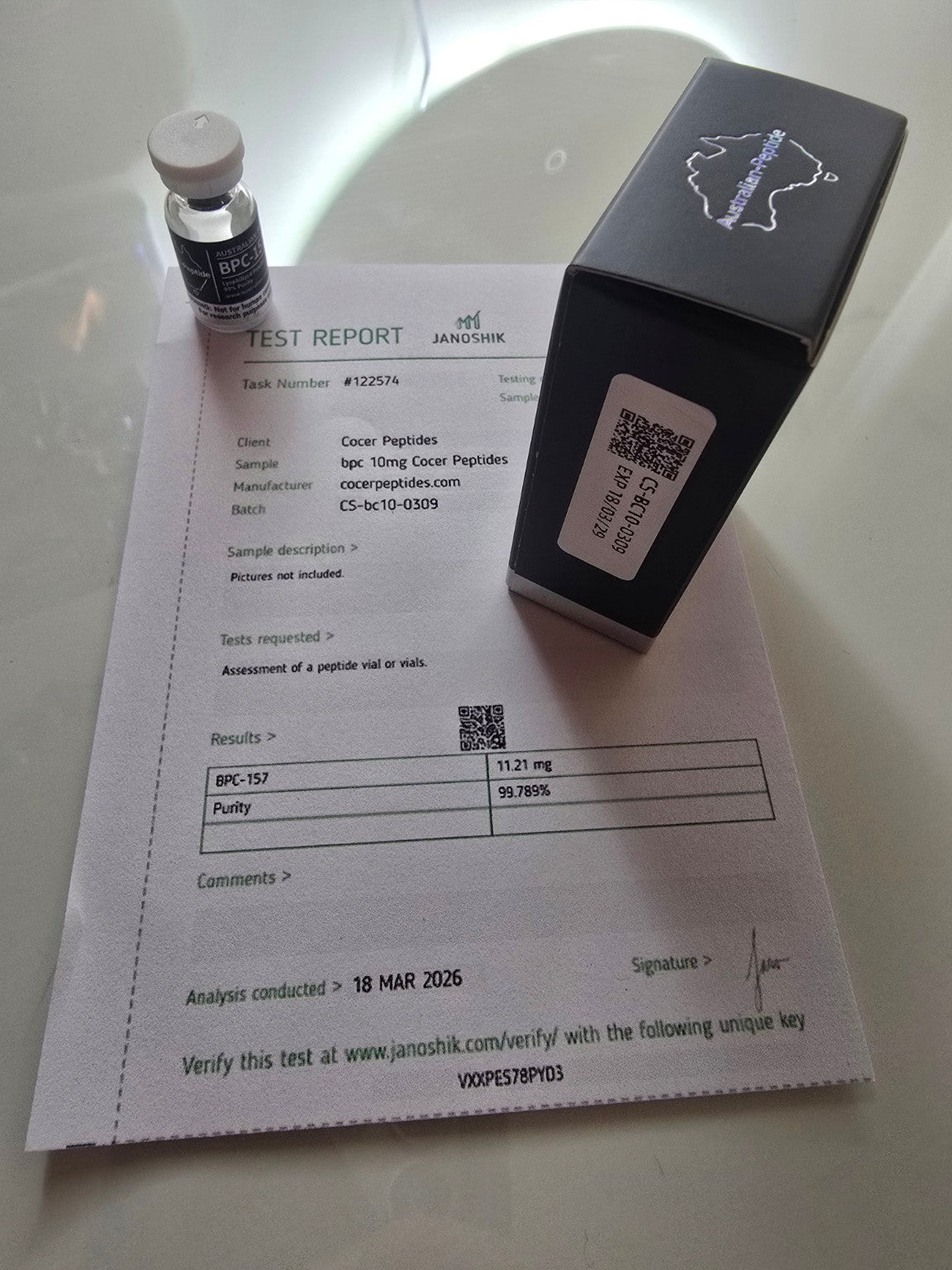 BPC-157 10mg Research Peptide | Research Grade - Australian-peptide