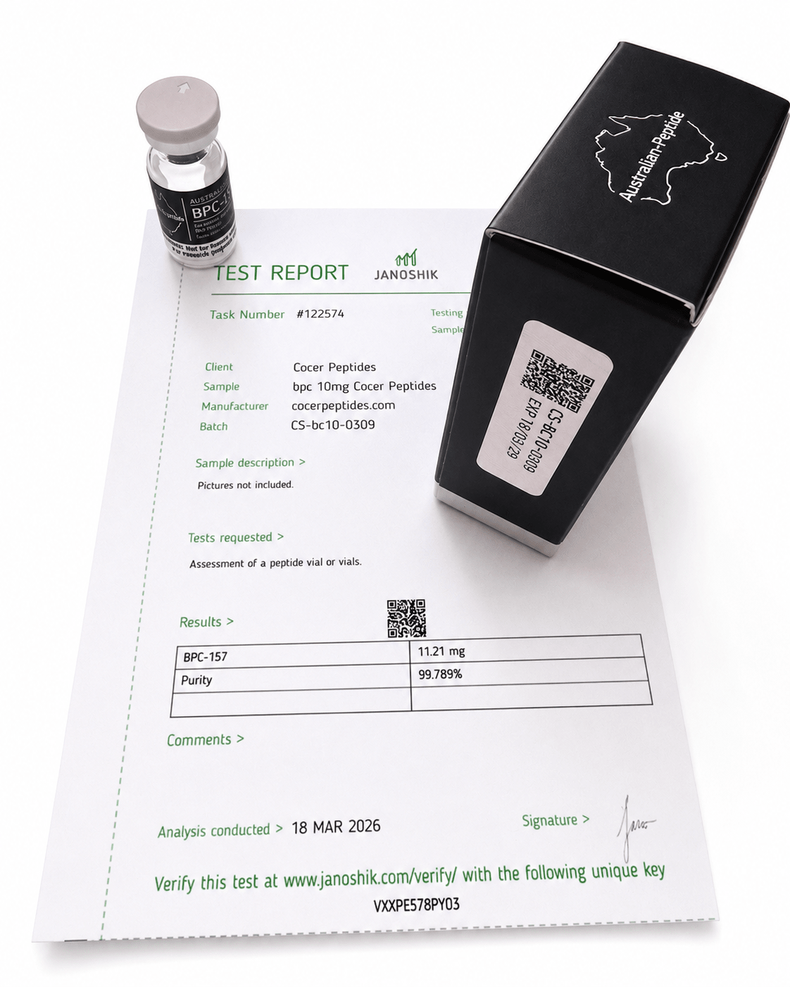 BPC-157 10mg Research Peptide | Research Grade - Australian-peptide