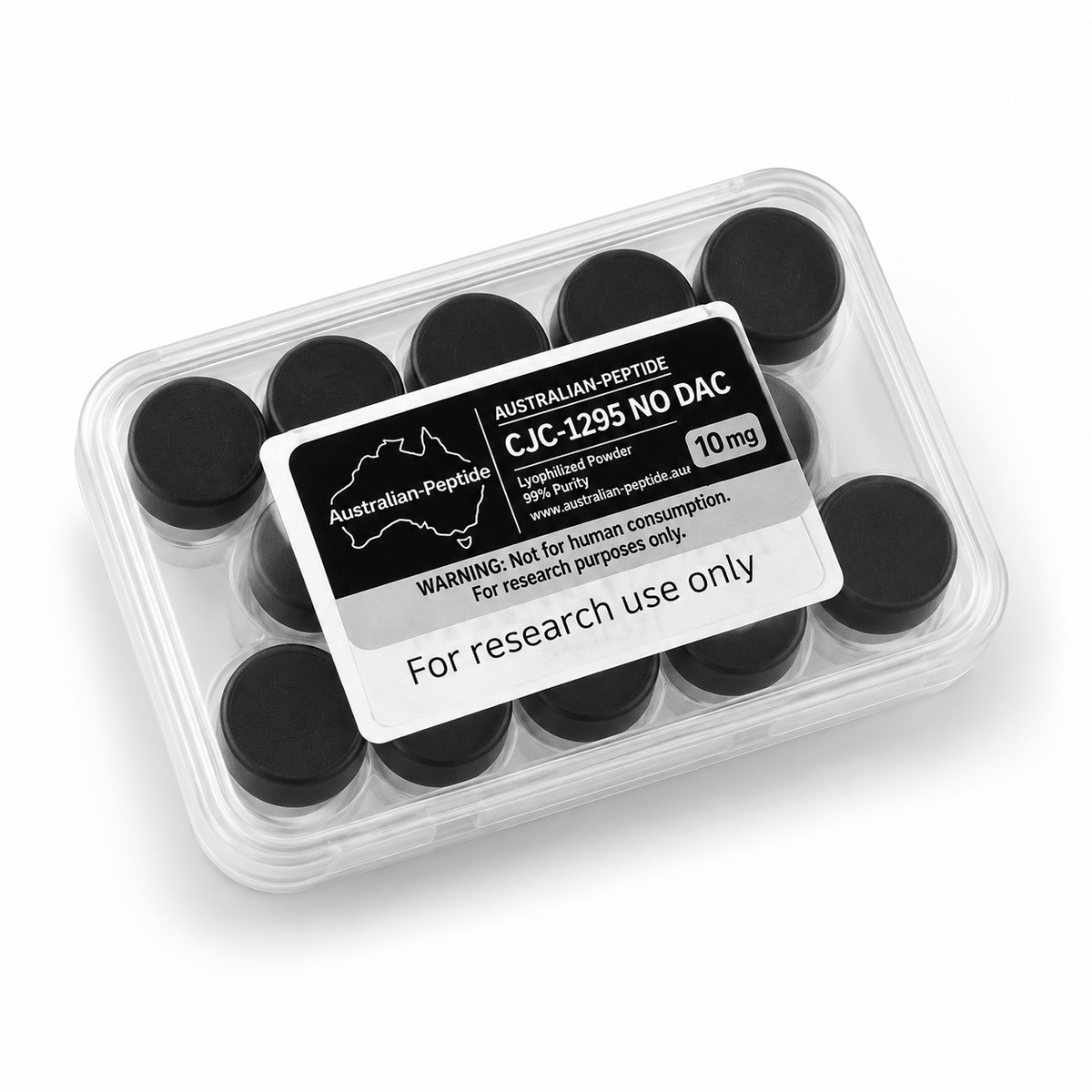CJC-1295 No DAC 10mg — Bulk 10-Pack Pre-Order - Australian-peptide