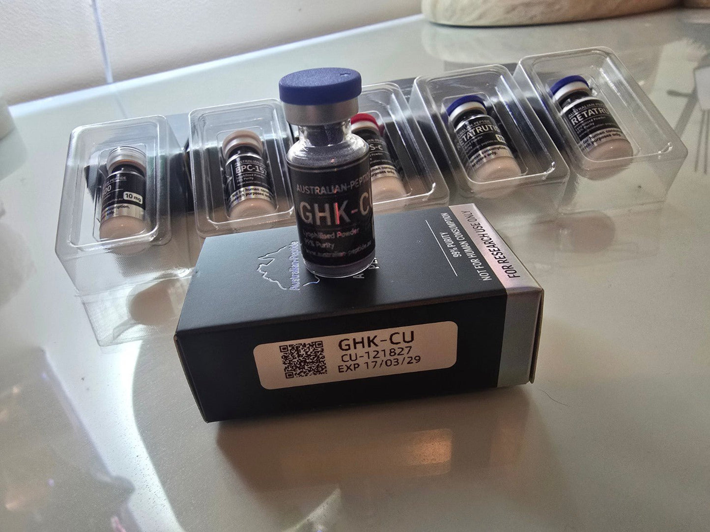 GHK-Cu 100mg Research Peptide | Research Grade - Australian-peptide