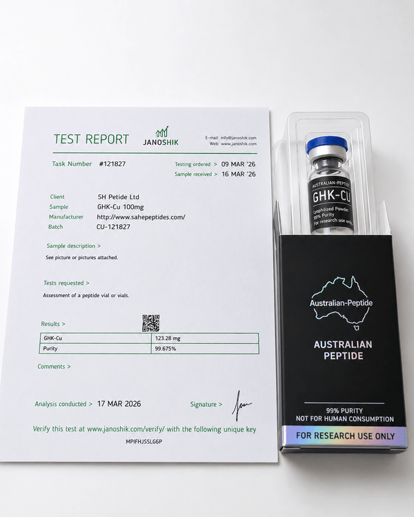 GHK-Cu 100mg Research Peptide | Research Grade - Australian-peptide