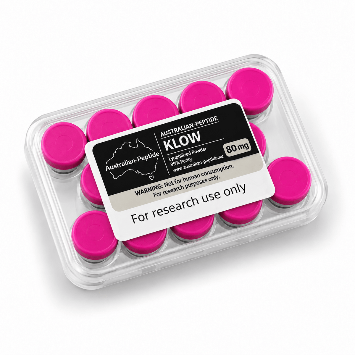 KLOW 80mg — Bulk 10-Pack Pre-Order - Australian-peptide