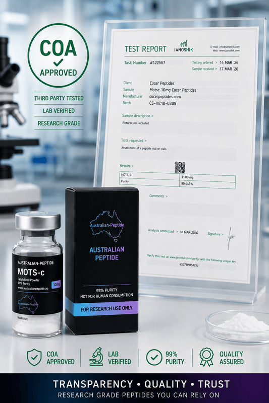 MOTS-c| 10mg | 99% Purity - Australian-peptide