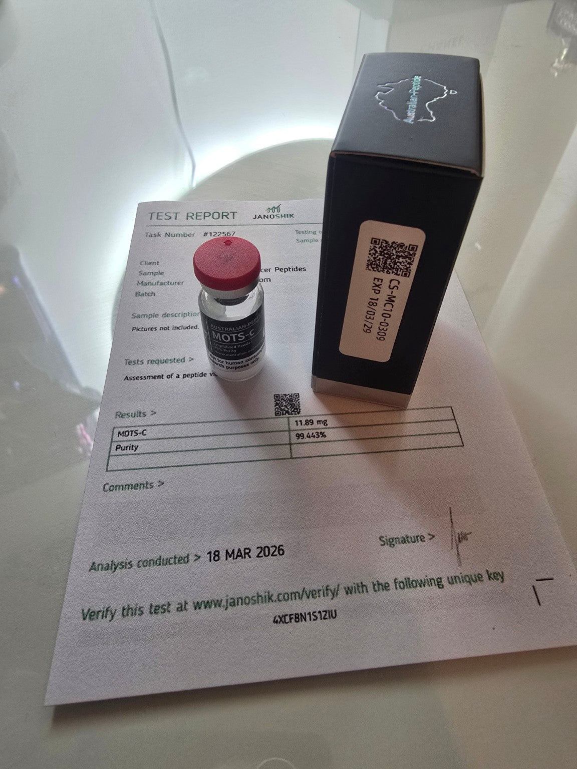 MOTS-c 10mg Research Peptide | Research Grade - Australian-peptide