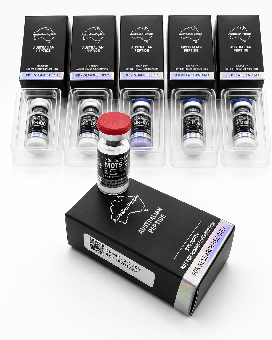 MOTS-c 10mg Research Peptide | Research Grade - Australian-peptide