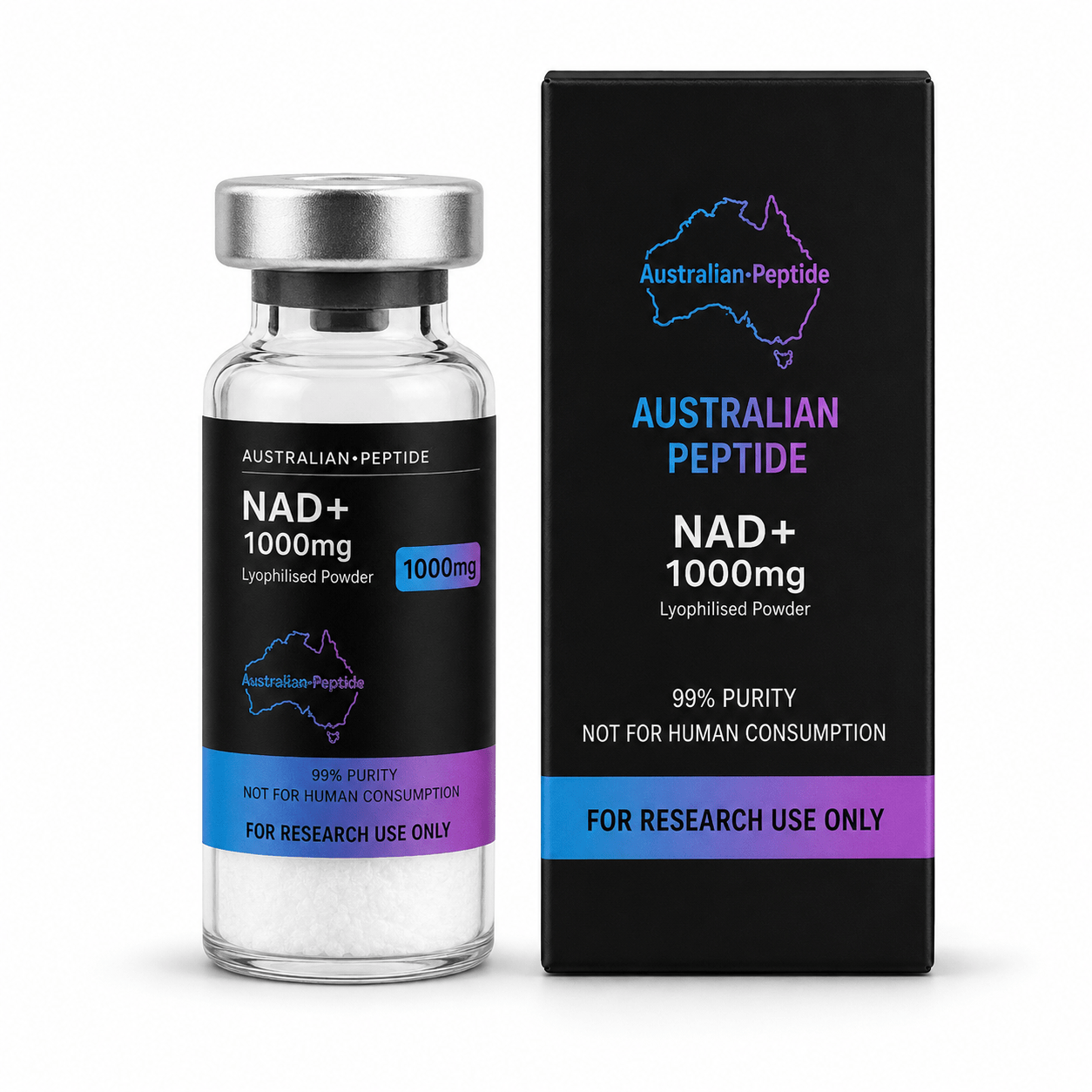 NAD+ 1000mg – Research Use Only - Australian-peptide