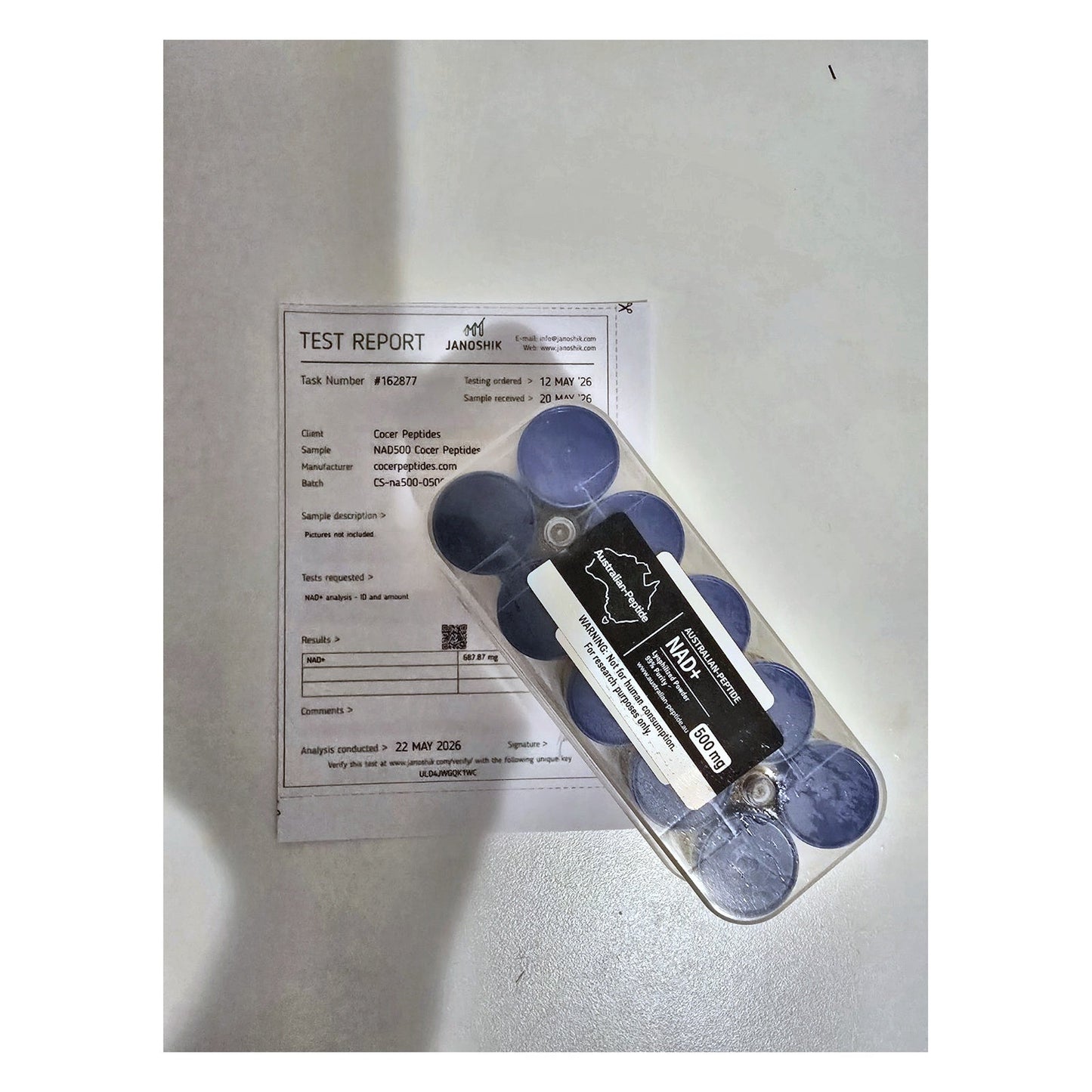 NAD+ 500mg — Bulk 10-Pack Pre-Order - Australian-peptide