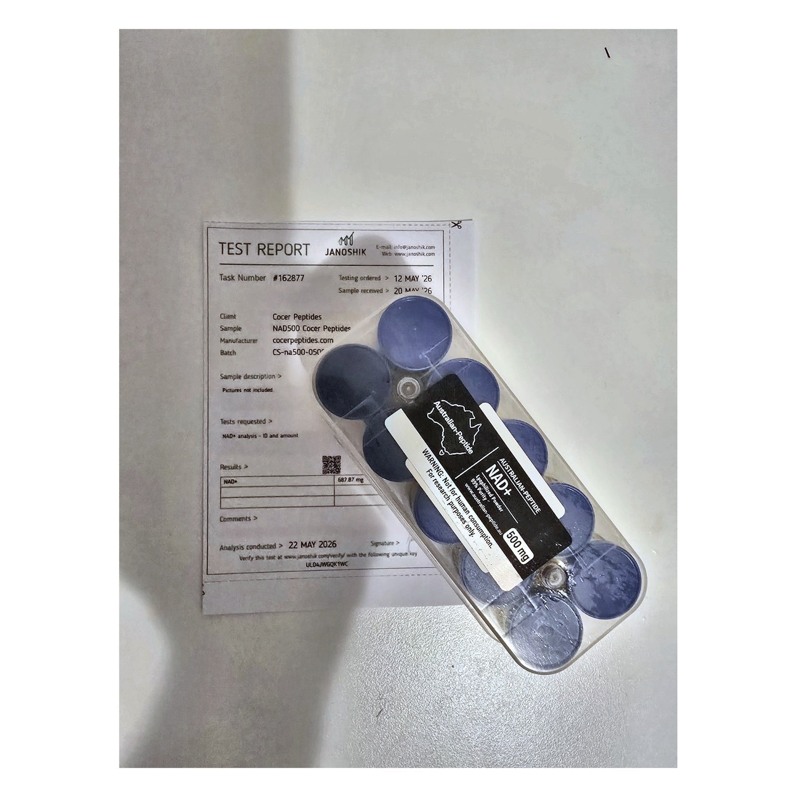 NAD+ 500mg — Bulk 10-Pack Pre-Order - Australian-peptide