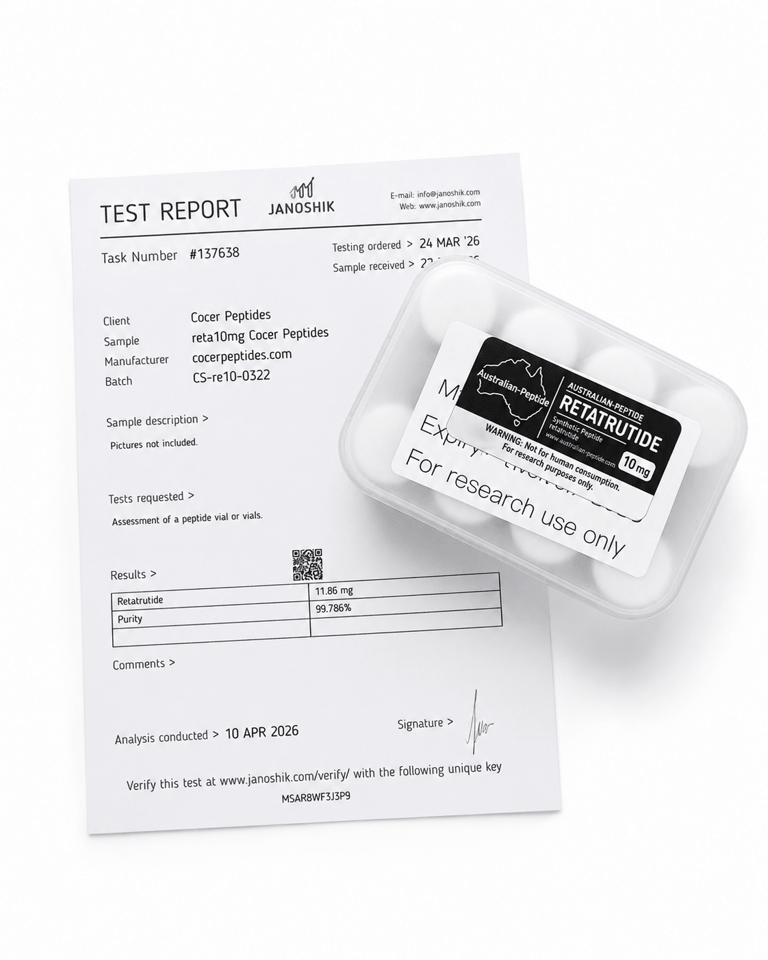 Retatrutide 10mg — Bulk 10-Pack Pre-Order - Australian-peptide