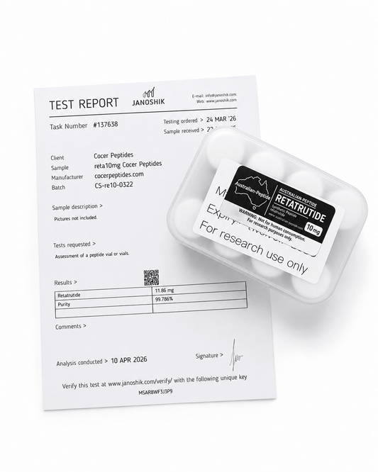 Retatrutide 10mg — Bulk 10-Pack Pre-Order - Australian-peptide