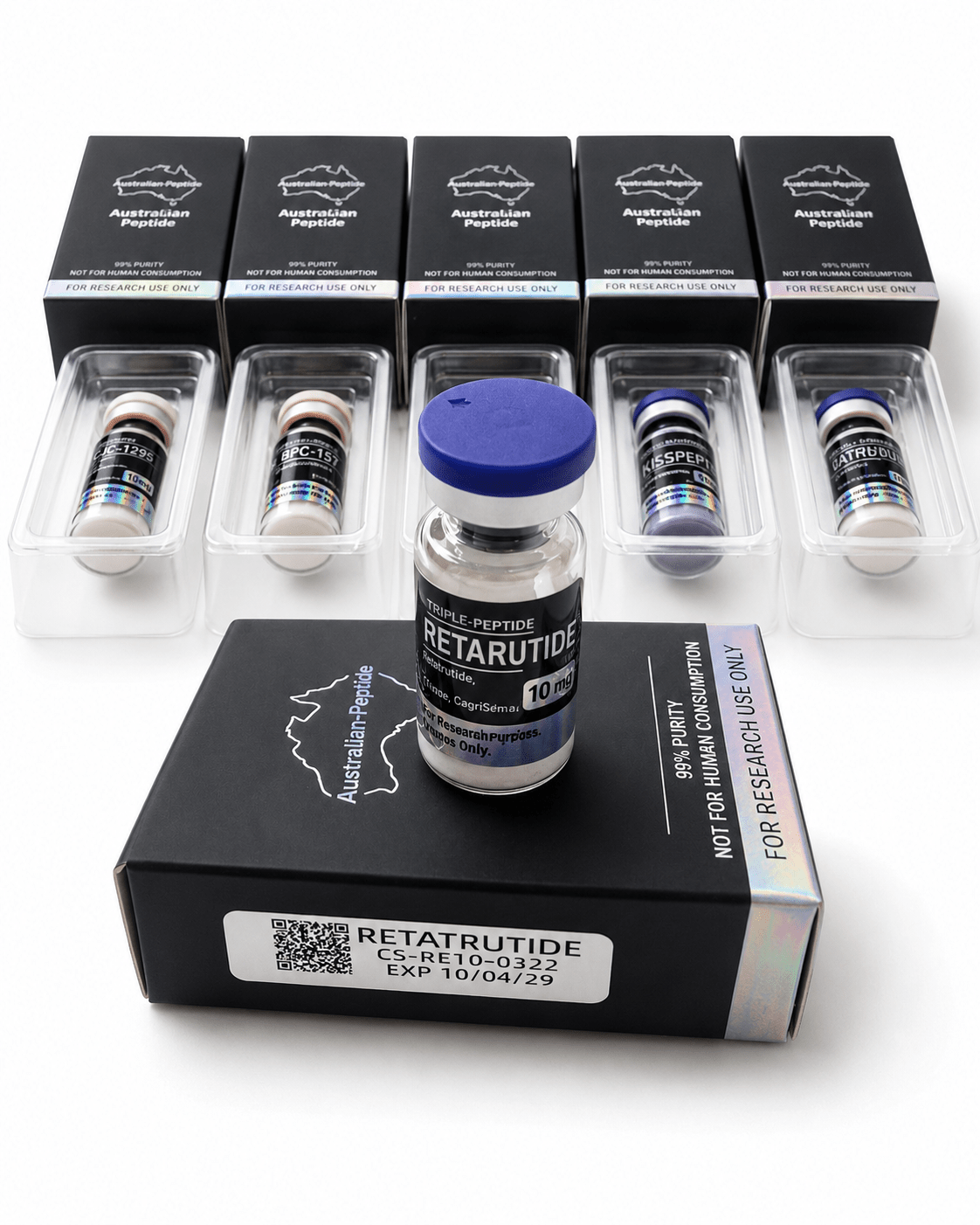 Retatrutide 10mg Research Peptide | Research Grade - Australian-peptide