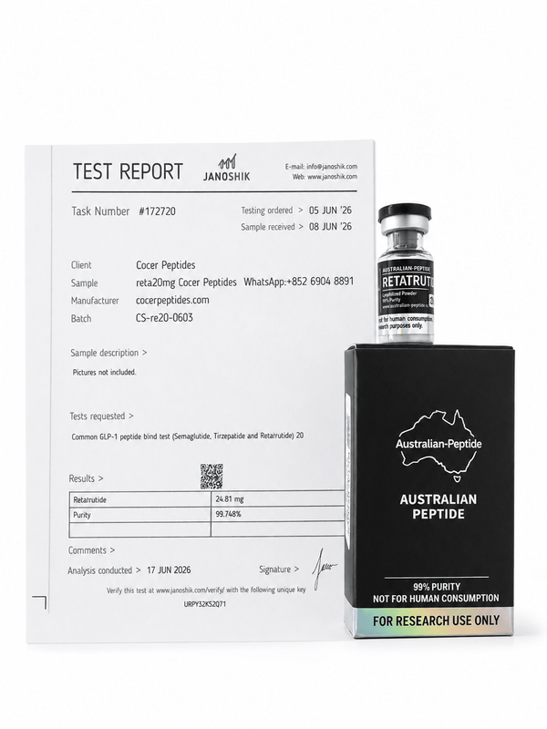 Retatrutide 20mg Research Peptide
