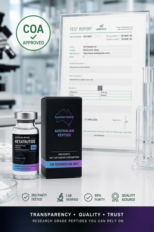 Retatrutide | 30mg | 99% Purity - Australian-peptide