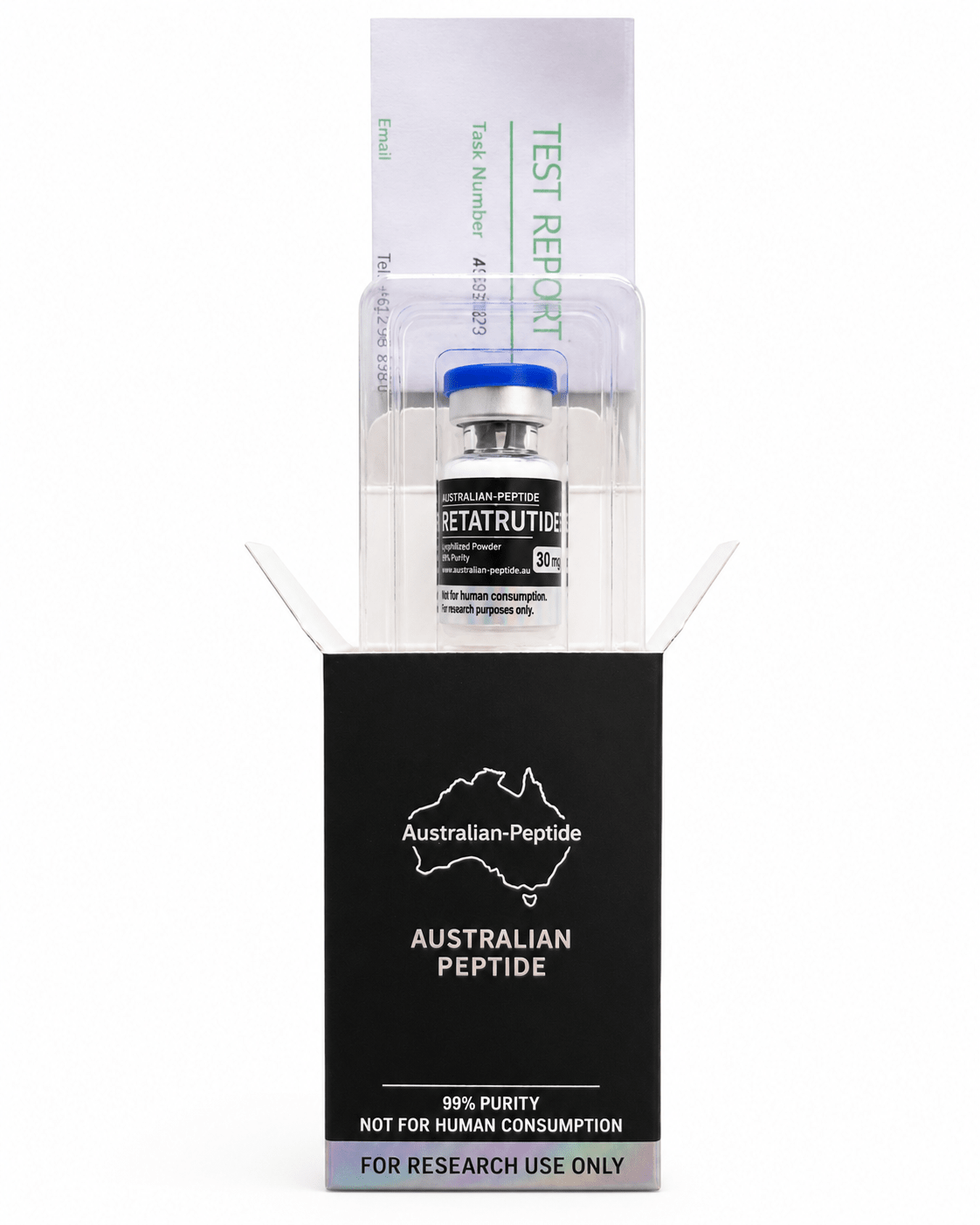 Retatrutide 30mg Research Peptide | Research Grade | 99% Purity - Australian-peptide