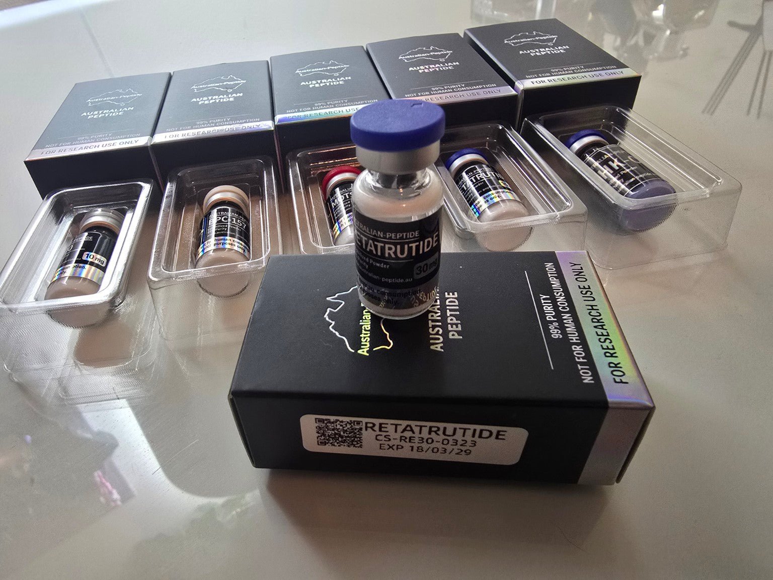 Retatrutide 30mg Research Peptide | Research Grade | 99% Purity - Australian-peptide
