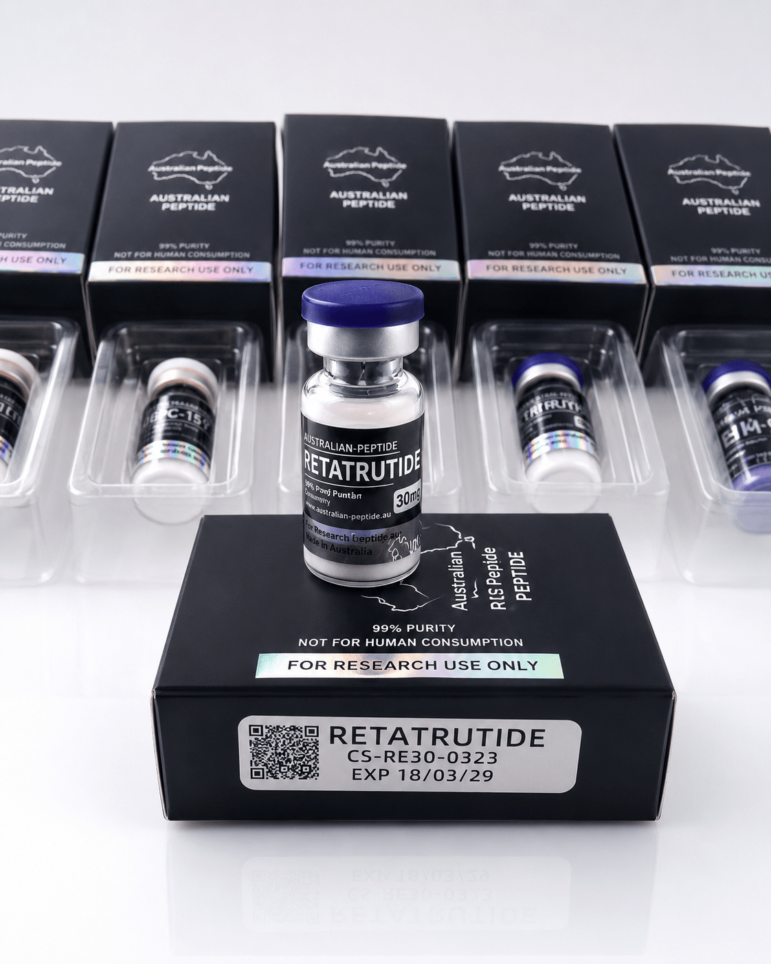 Retatrutide 30mg Research Peptide | Research Grade | 99% Purity - Australian-peptide