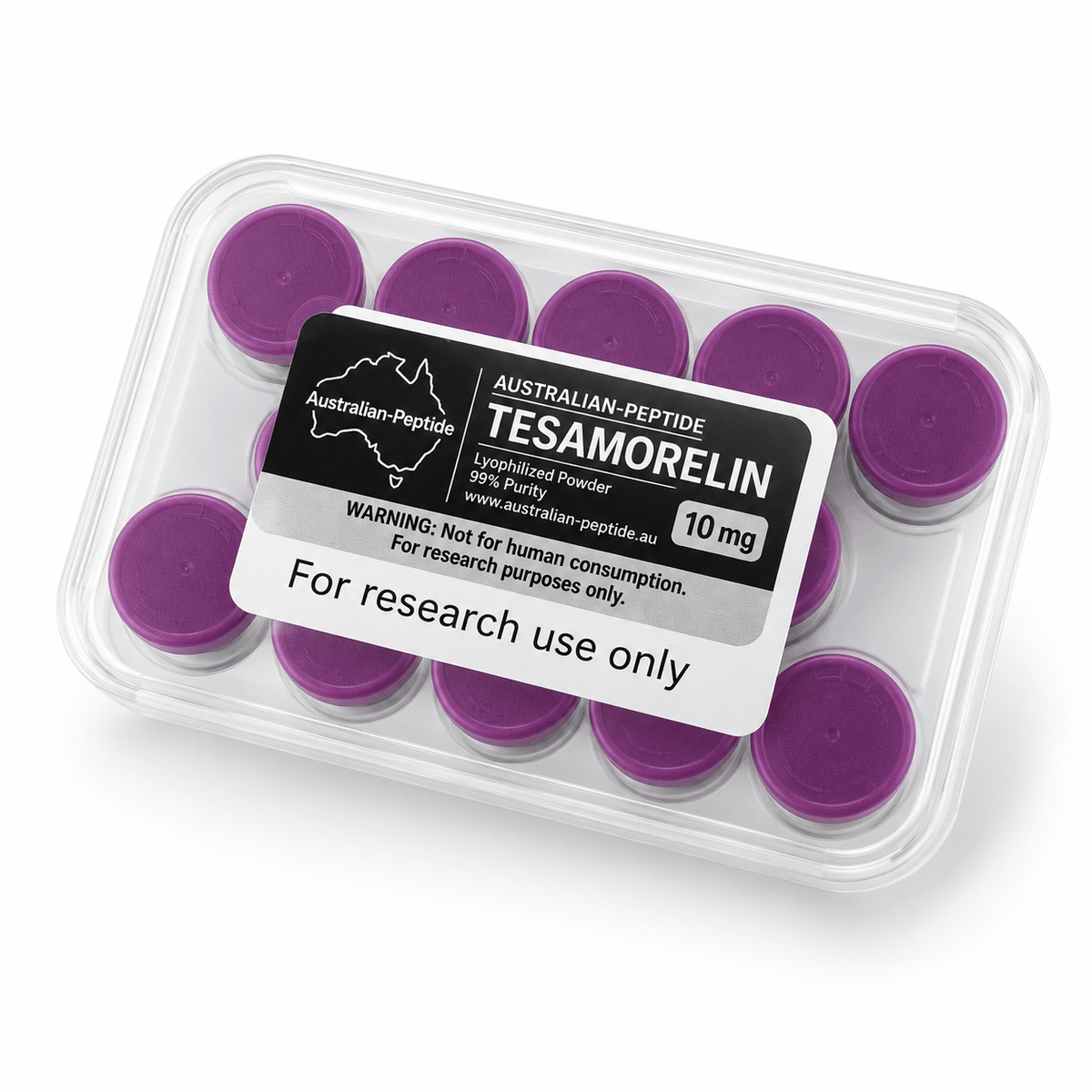Tesamorelin 10mg — Bulk 10-Pack Pre-Order - Australian-peptide